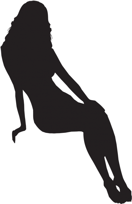Silhouette Femme Sexy 51 - Illustration (457x700), Png Download