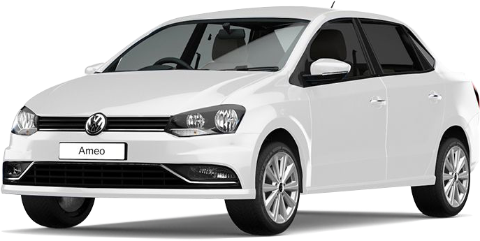 Volkswagen Ameo - Volkswagen Ameo On Road Price (910x378), Png Download