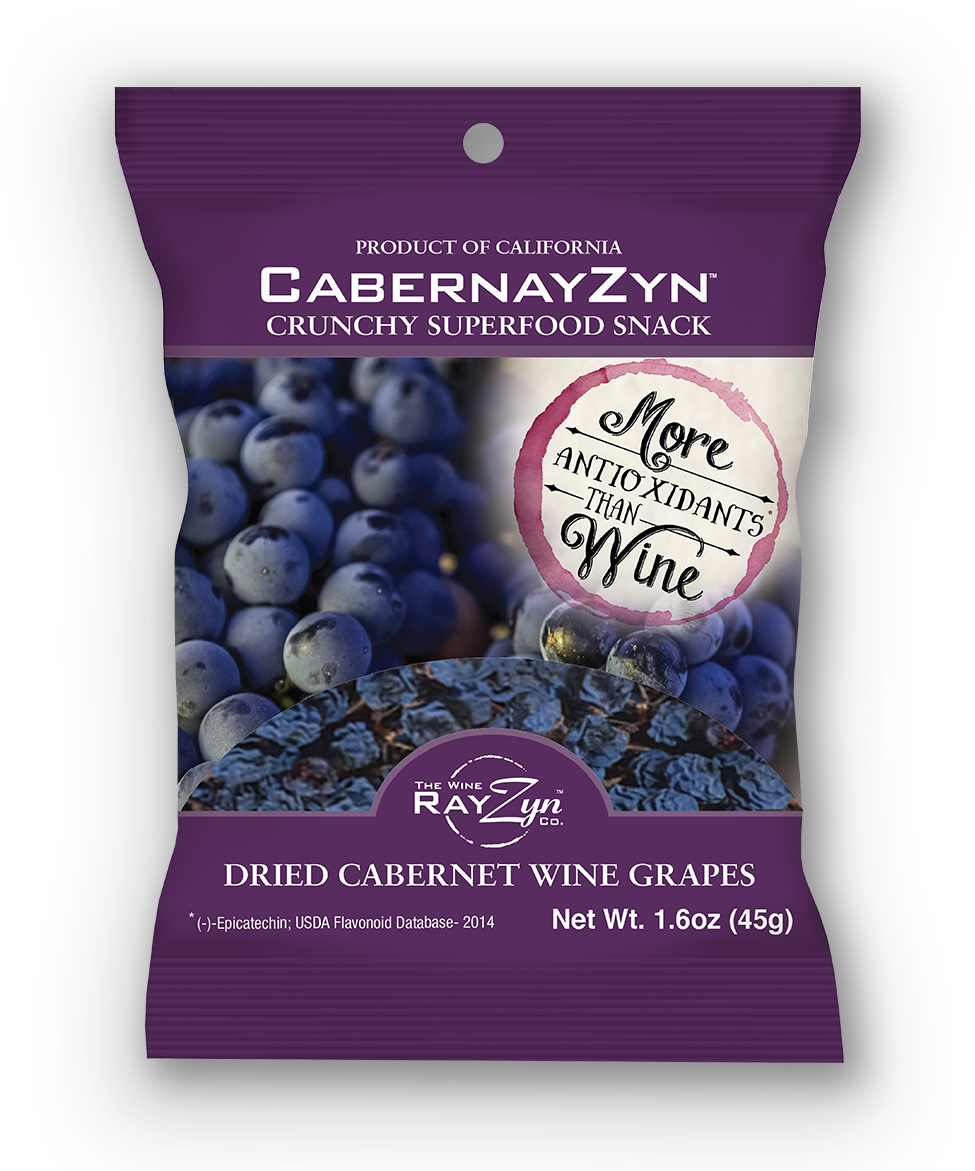 Cabernayzyn® Goblet Gift Set - Dry Grapes Small Package In Usa (1200x1200), Png Download