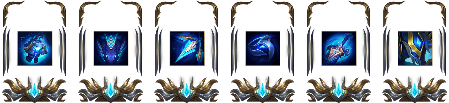 300 Worlds Tokens - Championship Kha Zix Border (1600x409), Png Download