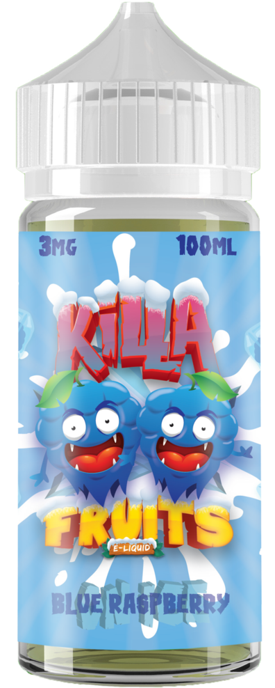 Blue Raspberry On Ice - Blue Raspberry Killa Fruits E Liquid (1024x1024), Png Download