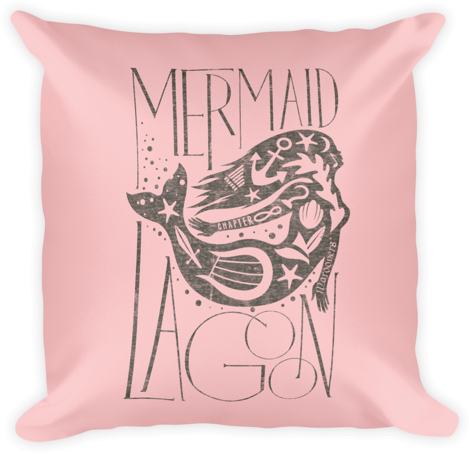 Pillow Mermaid Mockuppink Original - Cushion (1000x1000), Png Download