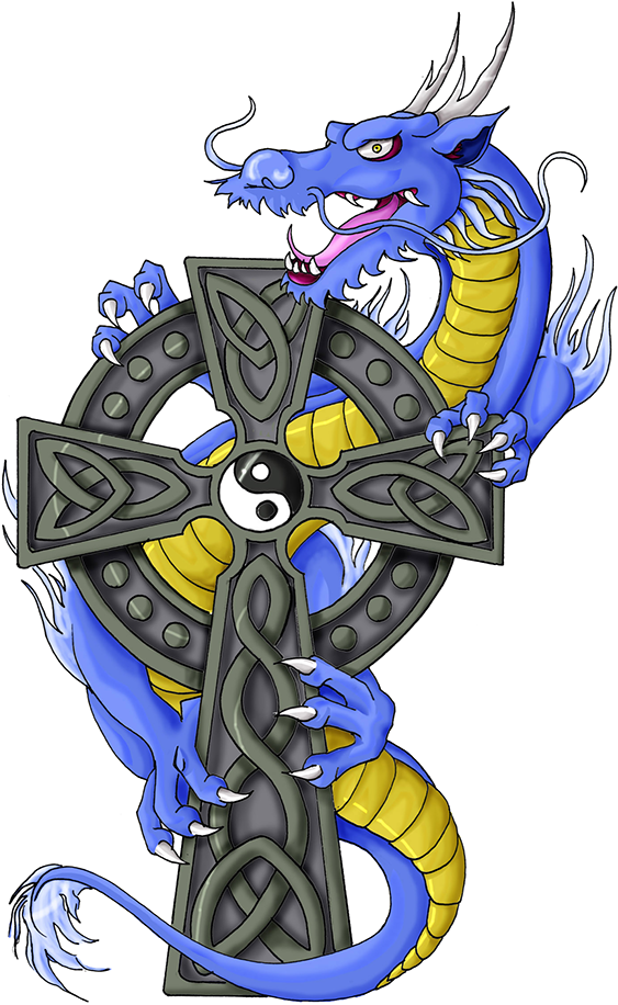 Tattoo Celts Art Arm Dragon Hq Image Free Png Clipart - Celtic Dragon Tattoo Designs (600x968), Png Download