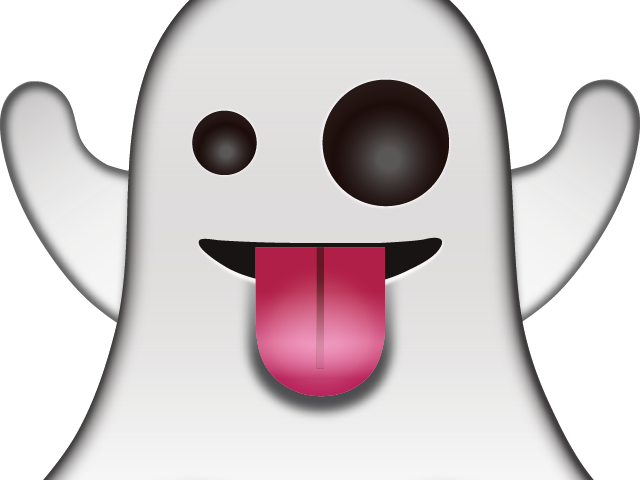 Emoji Clipart Ghost - Fantasma De Snapchat Emoji (640x480), Png Download