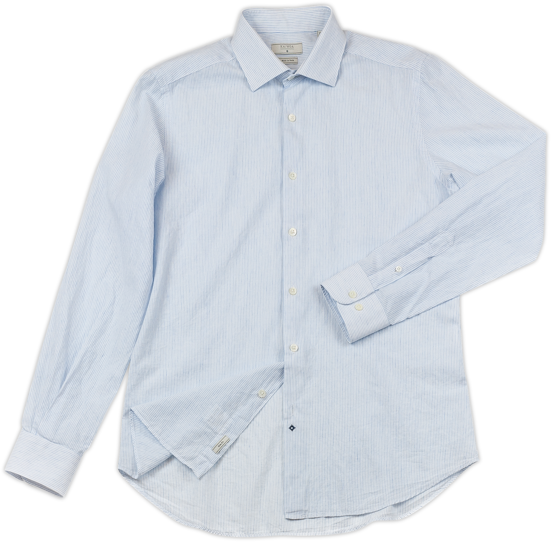 Clamenc Soft Stripe Shirt - Button (2048x2048), Png Download