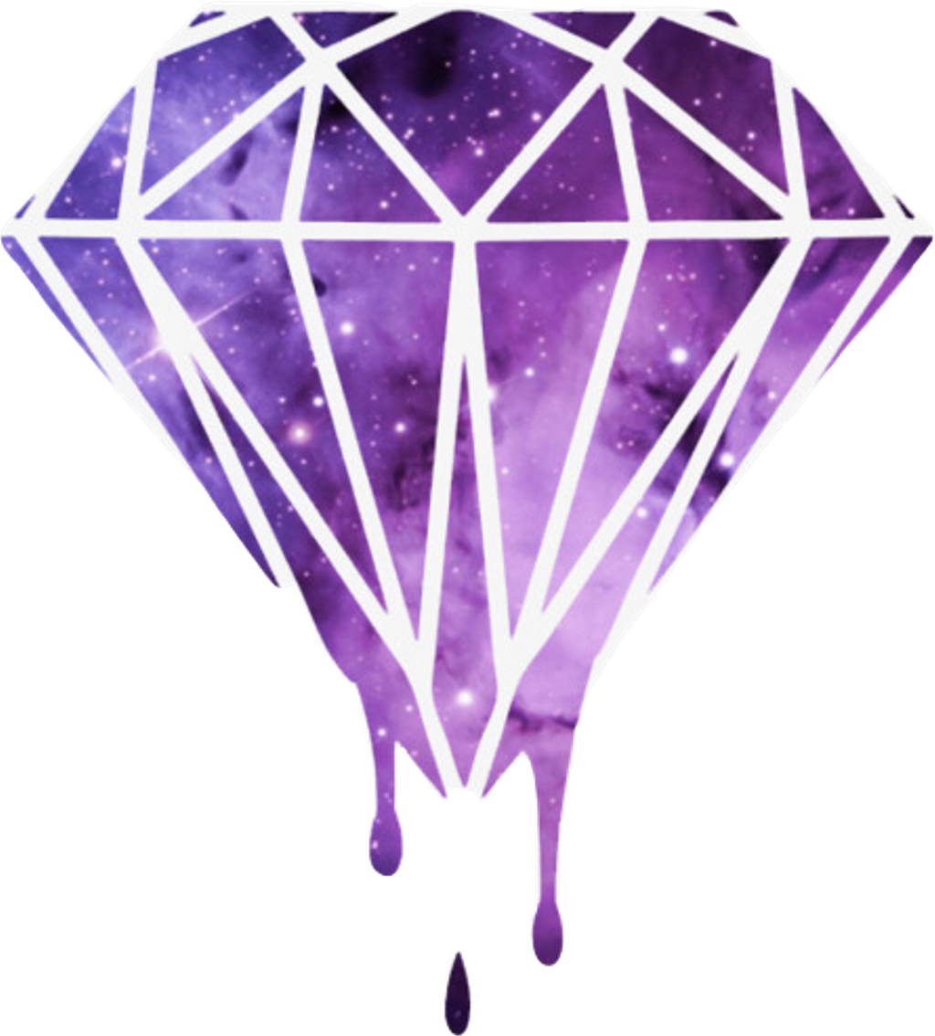 #jewel #diamond #dripping #purple #freetoedit - Dripping Diamond (1024x1134), Png Download