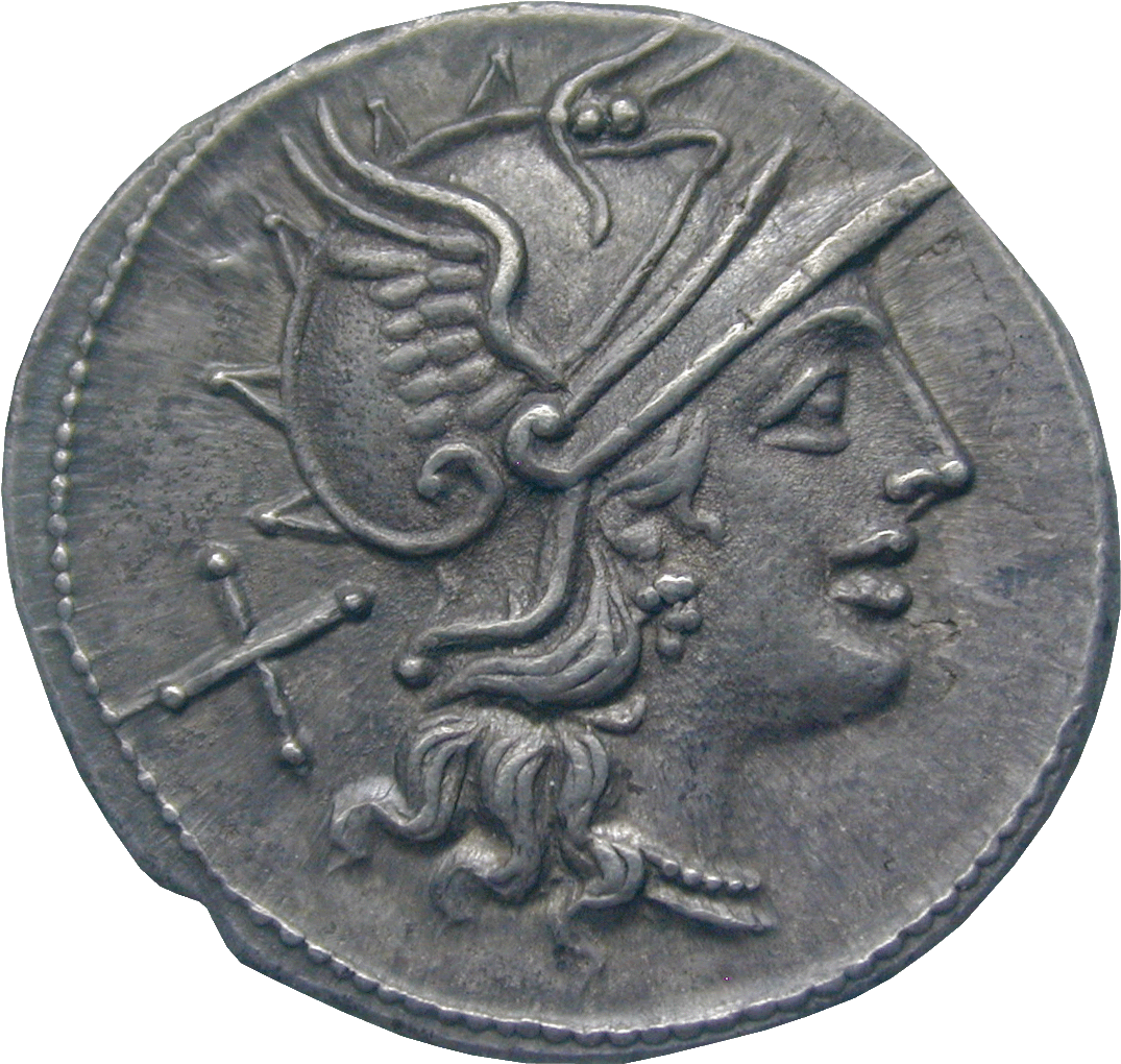 Roman Republic, Denarius - Coin (1103x1049), Png Download