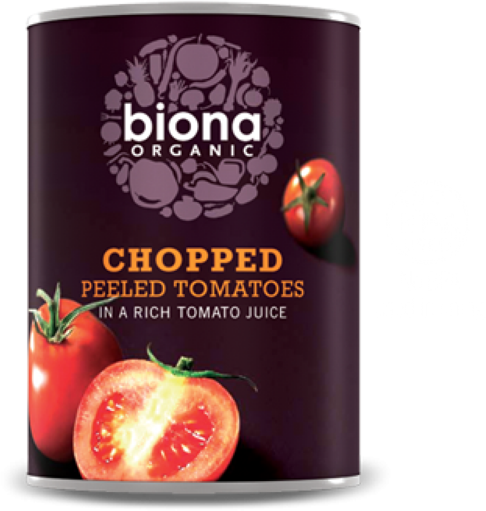 Biona Organic Chopped Tomatoes 400g (1100x1100), Png Download