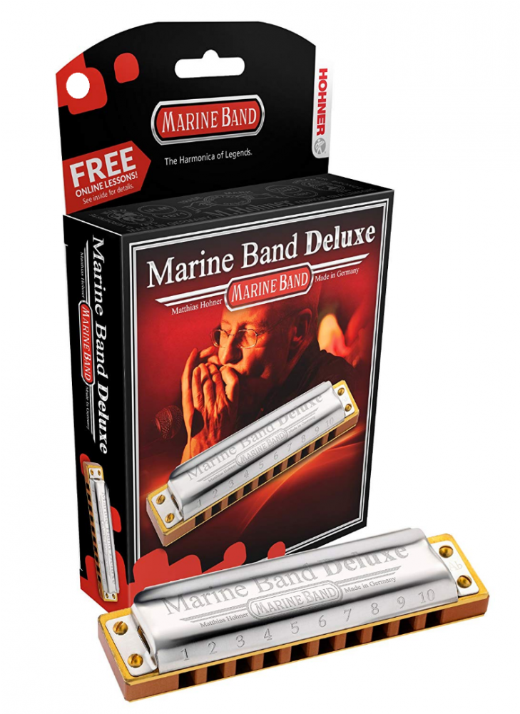Hohner Harmonica Marine Band Deluxe Key C - Hohner Marine Band Thunderbird Low C (1400x1000), Png Download