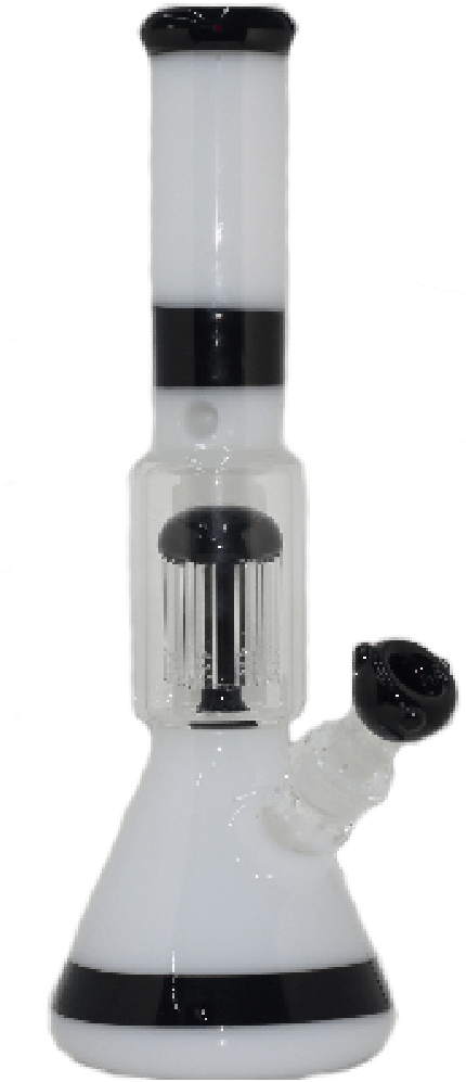 Water Pipe 16″ Black And White Beaker - Revolver (2256x1504), Png Download