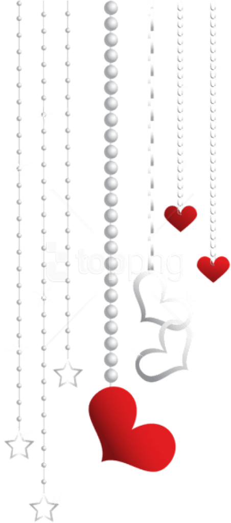 Free Png Valentine's Day Decoration Transparent Png - Valentine's Day Decorations Png (480x1044), Png Download