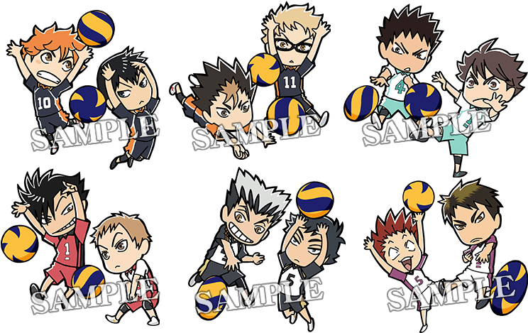 New Visual With Chibi Characters For The Haikyuu Chara - Haikyuu Official Chibi (782x500), Png Download