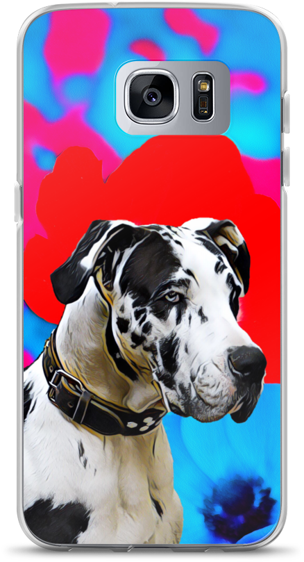 Great Dane Samsung Case - Great Dane (1000x1000), Png Download