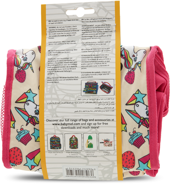 Unicorn Zipper Lunch Bag & Ice Pack - Coin Purse (700x700), Png Download