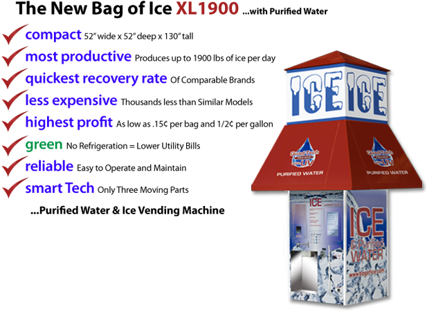 Ice Vending Machine By Bag Of Ice - Graphic Design (657x496), Png Download