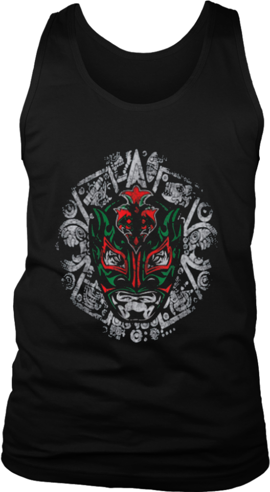 Legends Of Lucha Libre Rey Fenix Aztec Calendar T-shirt - Shirt (960x960), Png Download