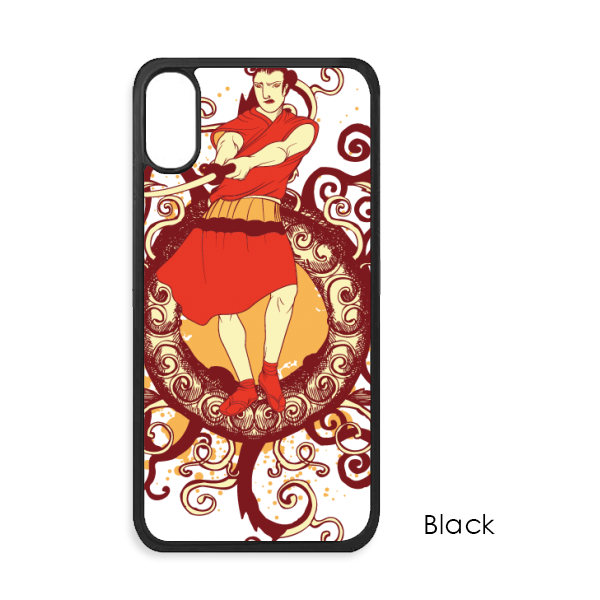 Japan Red Samurai Sword Illustration For Iphone X Cases - Mobile Phone Case (600x600), Png Download