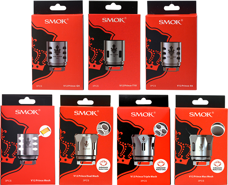 Tfv12 Prince Tank Replacement Coils - Primeval Labs (800x651), Png Download