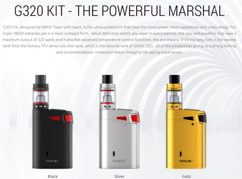 Kit Smok G320 Marshal - Smok Marshal G320 Kit (800x800), Png Download