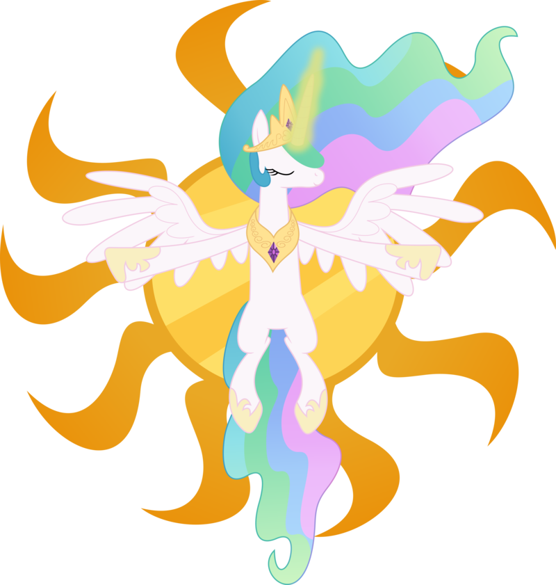 Rise Of The Sun By Racefox - Princess Celestia Sun Rise (800x841), Png Download