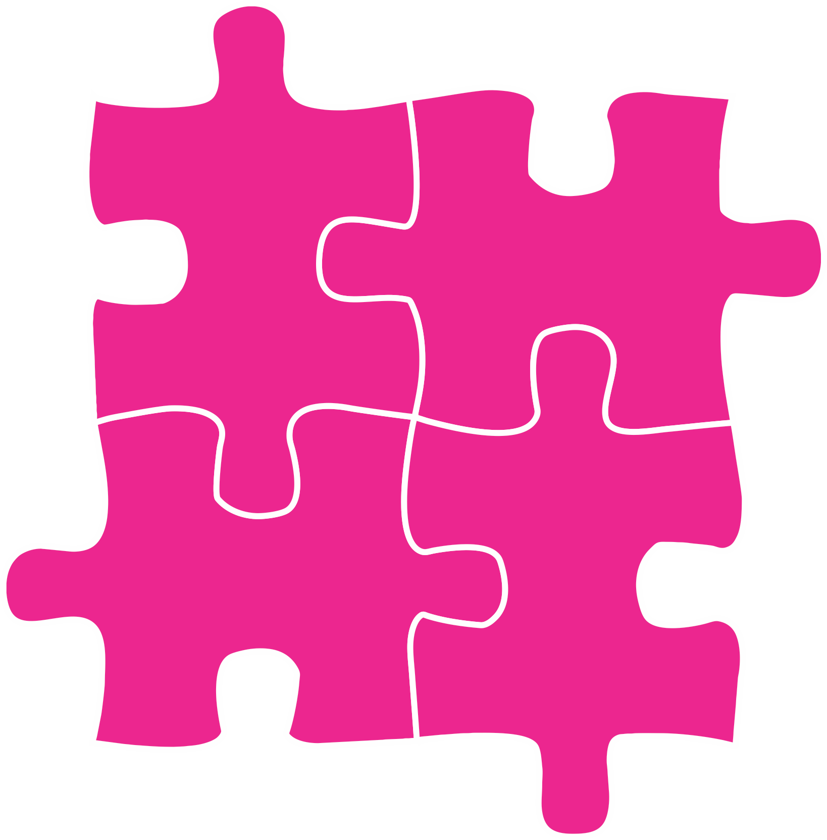 Picture Freeuse Library Helping Hands Learning Center - Autism Puzzle Pieces Vector (1638x1663), Png Download