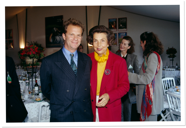 Liliane Bettencourt And François Marie Banier Attend - Liliane Bettencourt Et Francois Marie Banier (768x534), Png Download