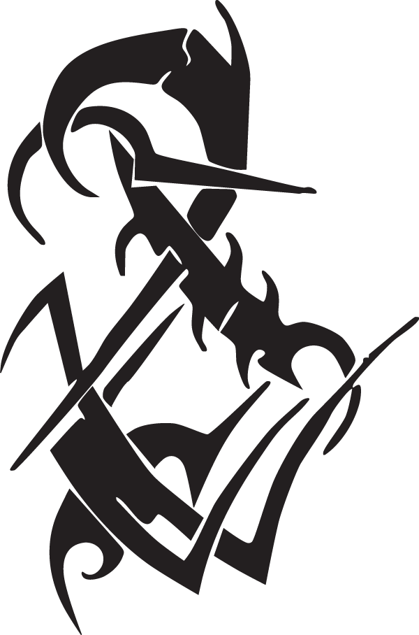 Dc15937 - Tribal Venom (600x908), Png Download