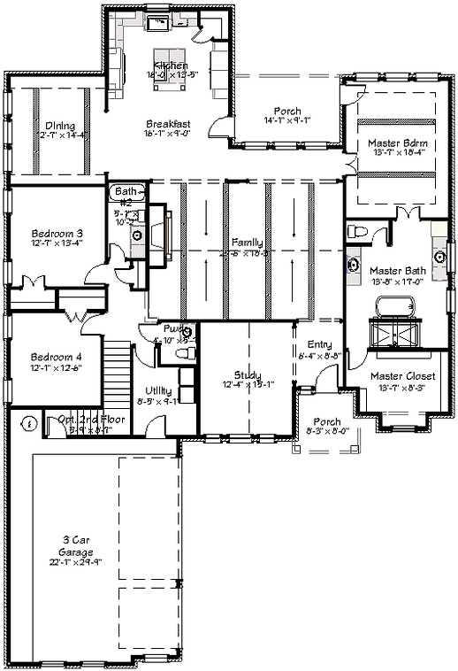 Stephens Swing In Png 1st Floor - Floor Plan (630x777), Png Download
