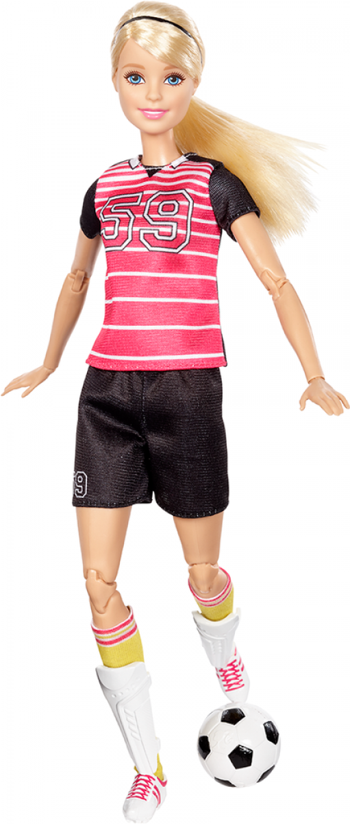 Made To Move Barbie Soccer Player (1200x1200), Png Download