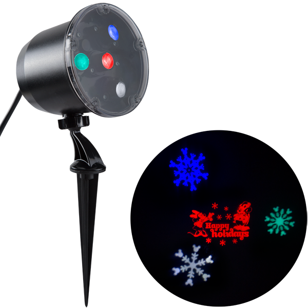 Mickey And Friends Spinningâ„¢ Silhouetteâ„¢ Led Projectionâ„¢ - Circle (600x600), Png Download