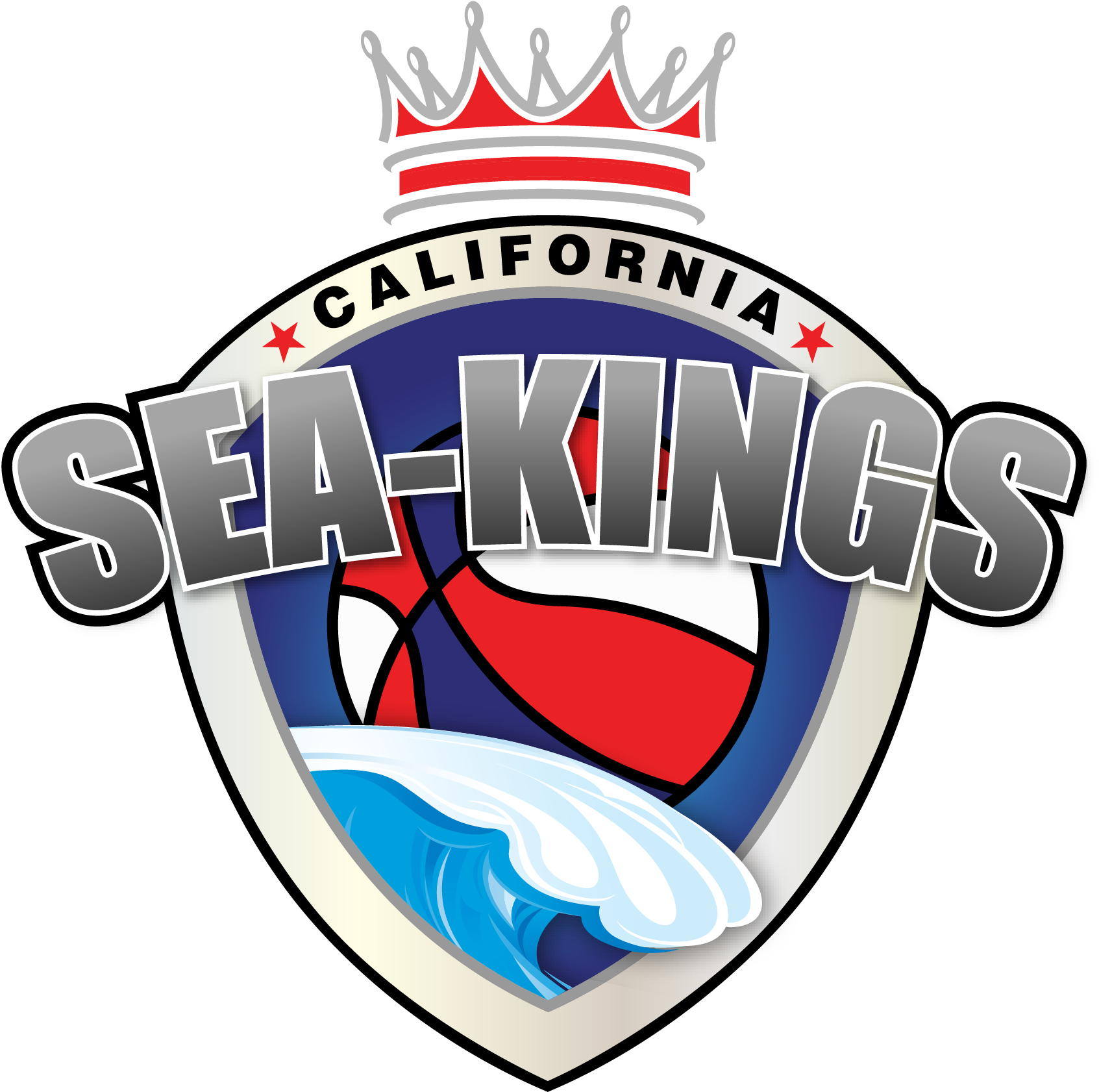 California Sea Kings Logo - Monterey Ca Sea Kings (1725x1762), Png Download