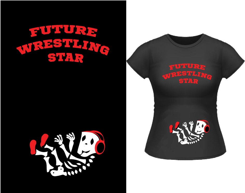 Future Wrestling Star T Shirt Logo Idea By Peter Dranitsin - Poster (1024x747), Png Download
