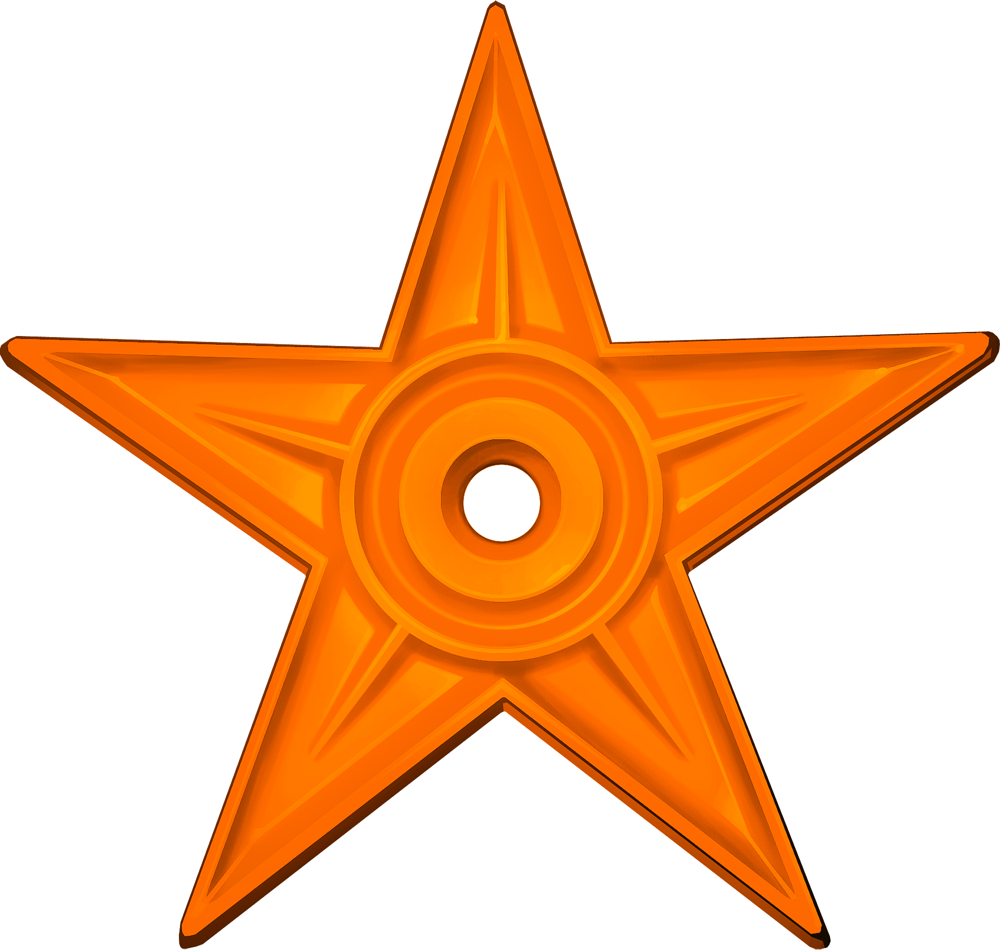 Barnstar Orange - File Saxophone 01 Svg Wikimedia Commons (2000x1900), Png Download