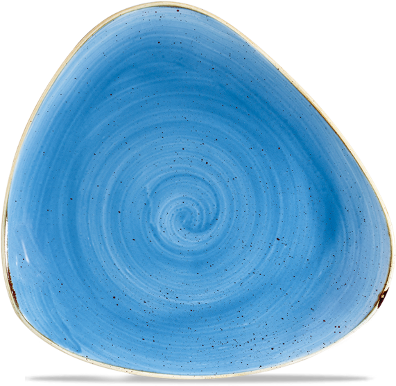 25" Stonecast Cornflower Blue Triangle - Ceramic (600x600), Png Download