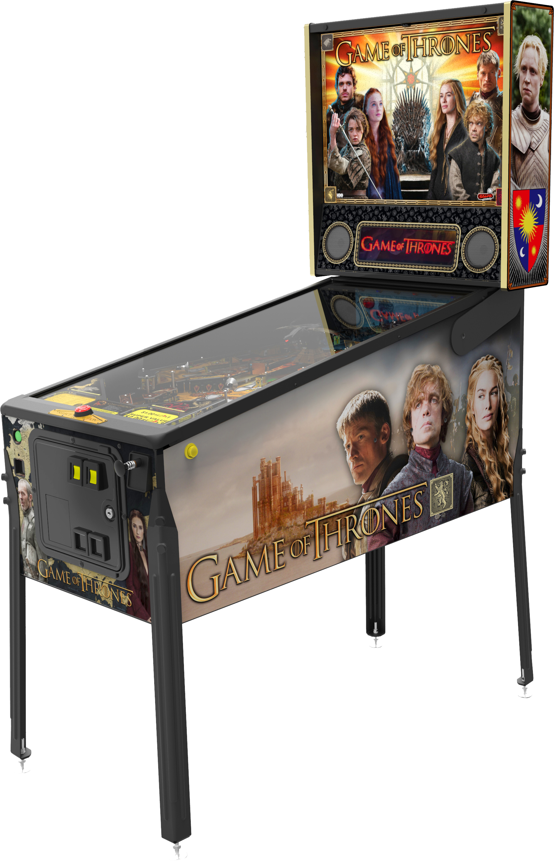 Game Of Thrones Pro - Game Of Thrones Pro Pinball Machine (2023x2898), Png Download