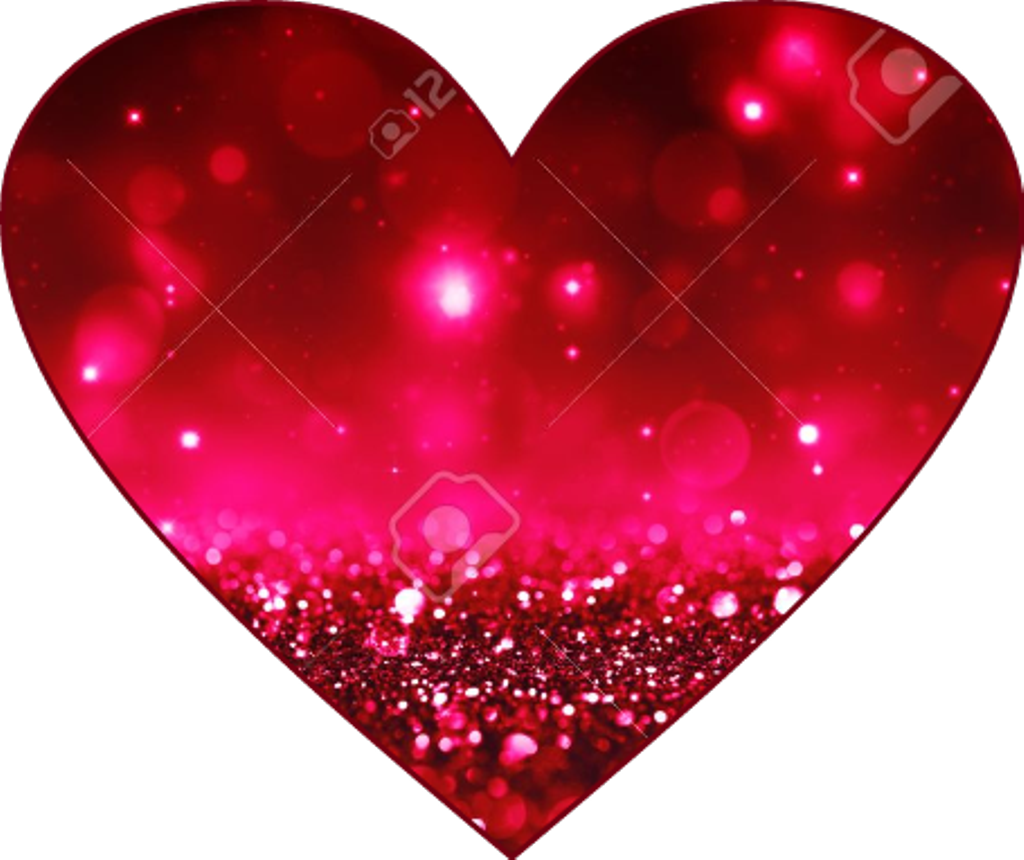 #red #glitter #sparkle #red #heart #cool - Heart (1024x860), Png Download