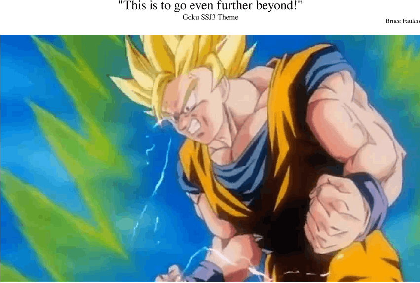 "this Is To Go Even Further Beyond " - Goku Super Saiyan (850x1100), Png Download