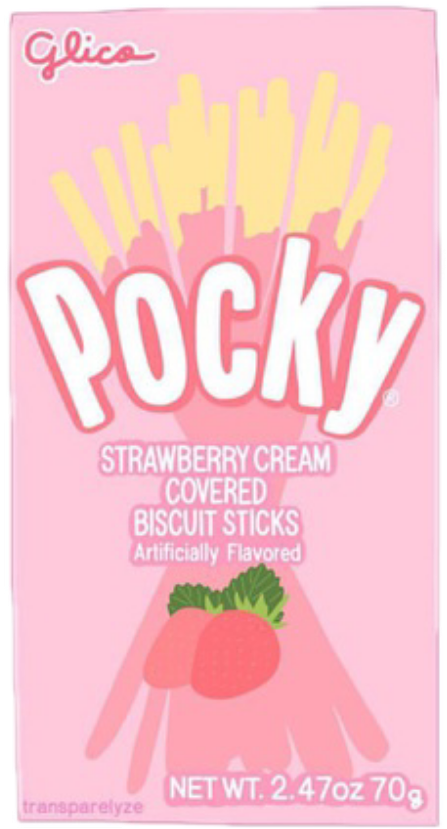Pocky Sticker - Strawberry (1024x1024), Png Download