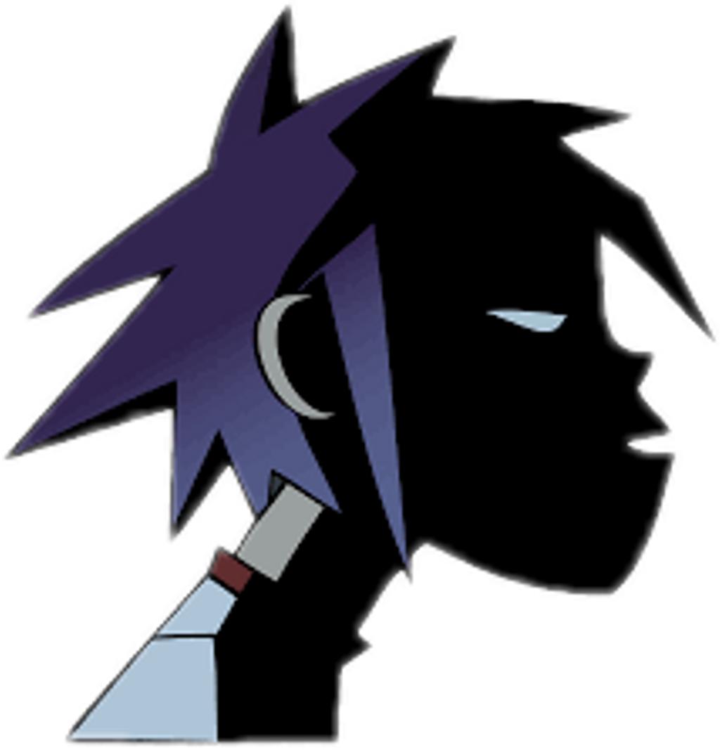 #2d #gorillaz - Gorillaz 2d (1024x1067), Png Download