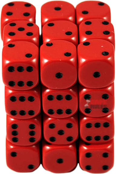 Dicesetopaq12mmredblack- - Coquelicot (709x709), Png Download