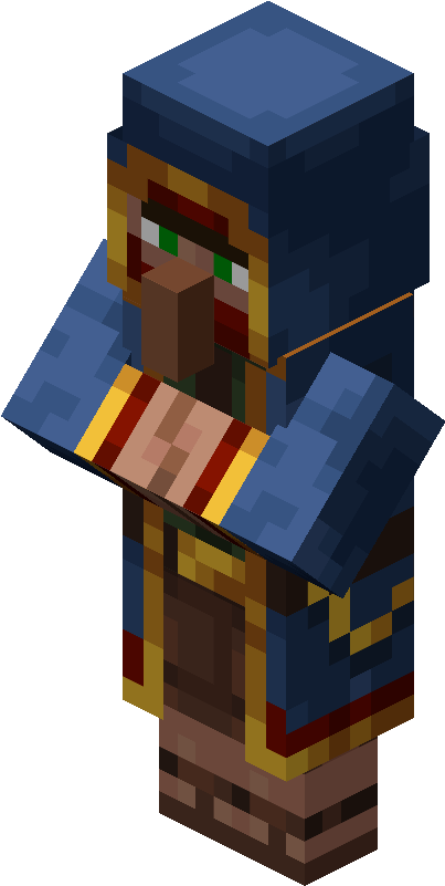 Minecraft Wandering Trader (410x825), Png Download