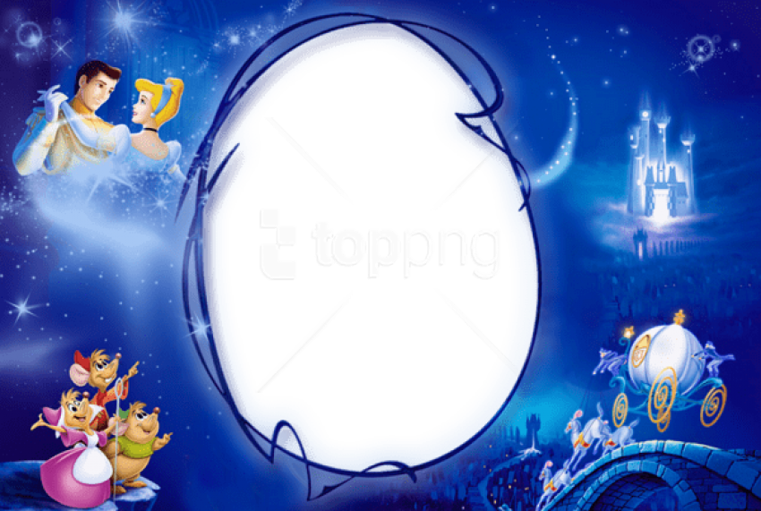 Free Png Best Stock Photos Kidsframe With Princess - Cinderella Background (850x571), Png Download