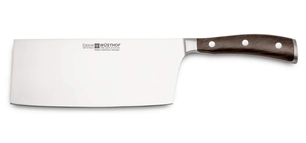 Wusthof Classic Ikon Chinese Chef's Knife 18cm - Utility Knife (1000x1000), Png Download
