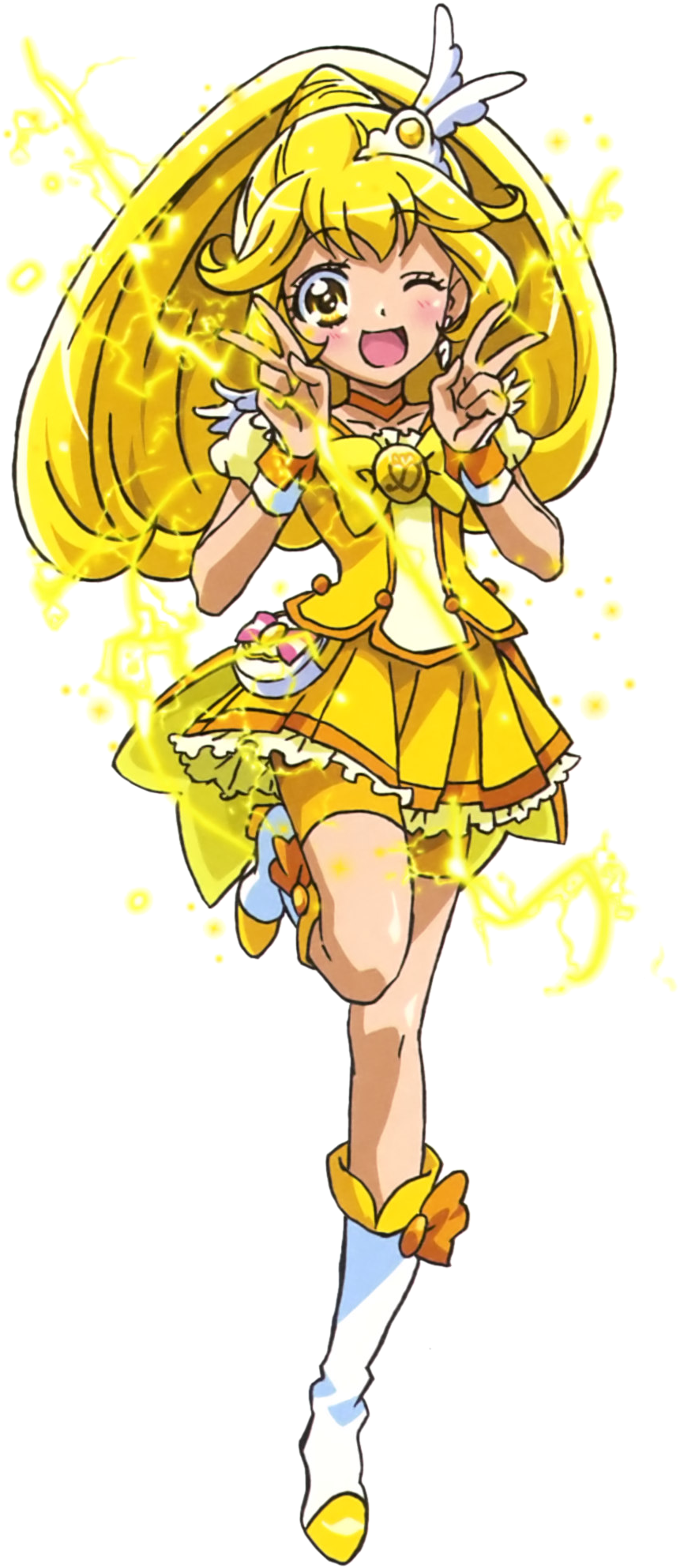Glitter Peace - Glitter Force Peace (872x1994), Png Download