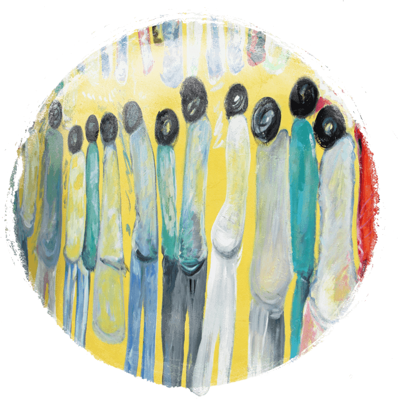 Lincoln Park - Painting (800x815), Png Download