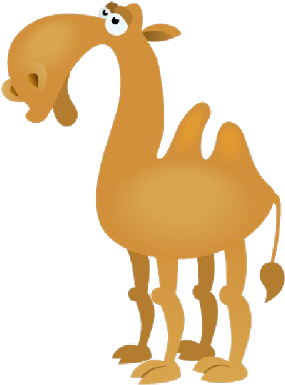 Banner Free Library Camel Clipart Png Crochet Stitches - Camel Cartoon Png (400x400), Png Download