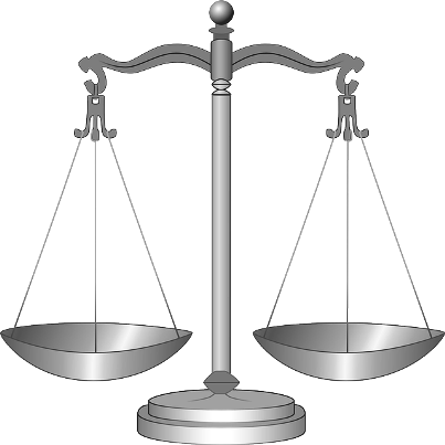 Scales Of Justice (403x403), Png Download