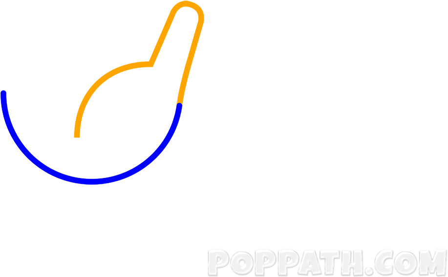Draw A Thumb On The Right Side Of The U (1000x1000), Png Download