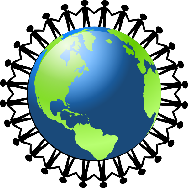 Around The World Clipart - Ring Around The World (600x600), Png Download