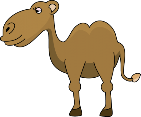 Camel Png Clipart - Camel Clipart Panda (451x375), Png Download